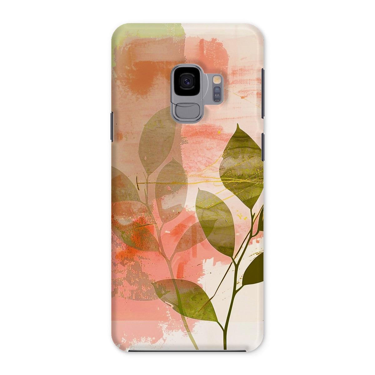 Peach Golden Leafy Escape  Snap Phone Case - D'Sare