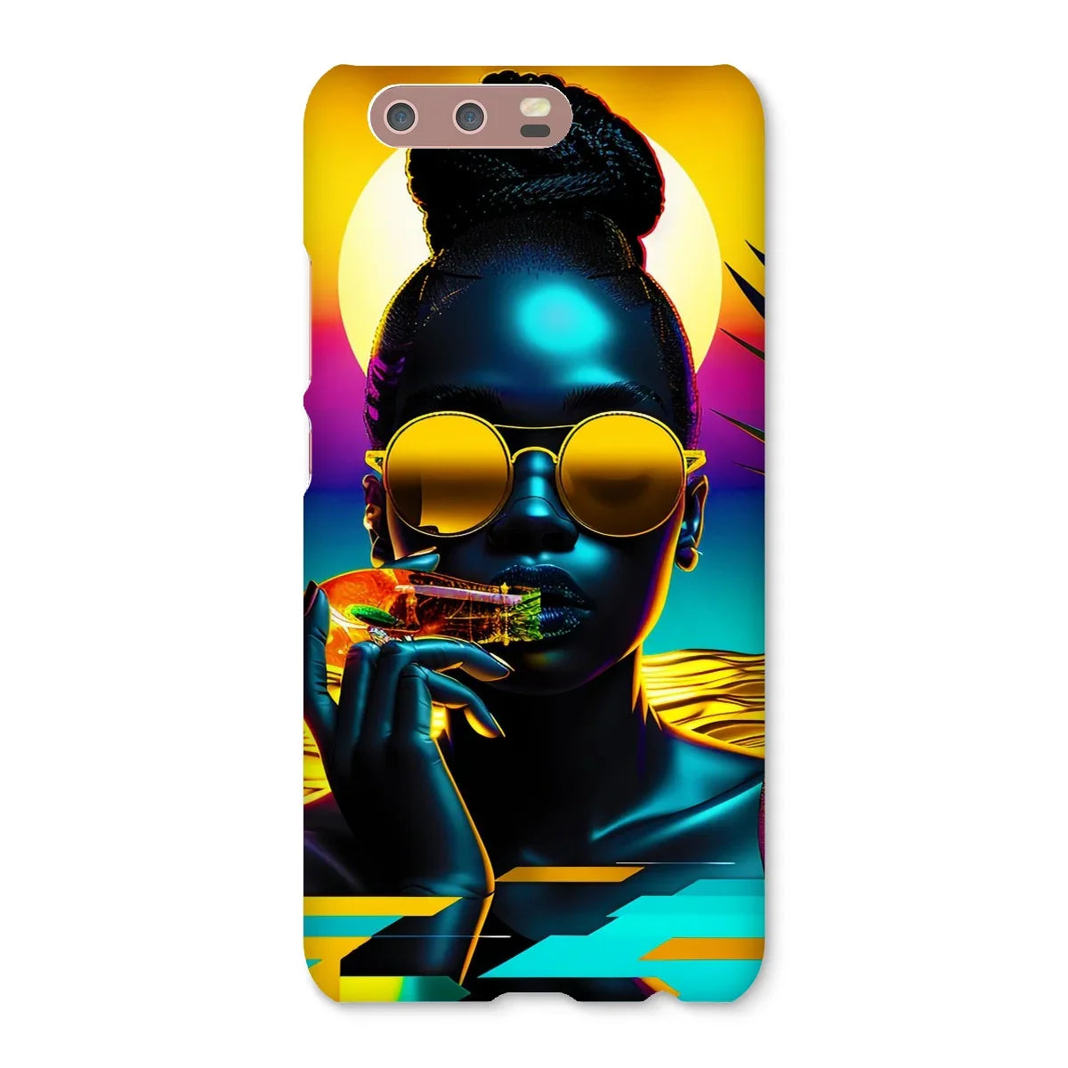 Tropical Sunset Dreams : Neon Vibes  Snap Phone Case - D'Sare