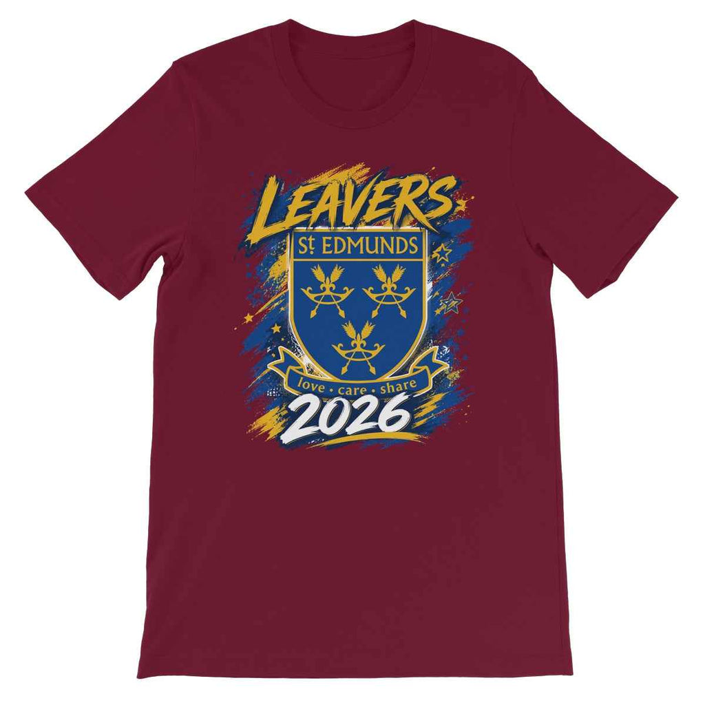 St Edmunds School Leavers 2026 Unisex Short Sleeve T-Shirt by Prodigi