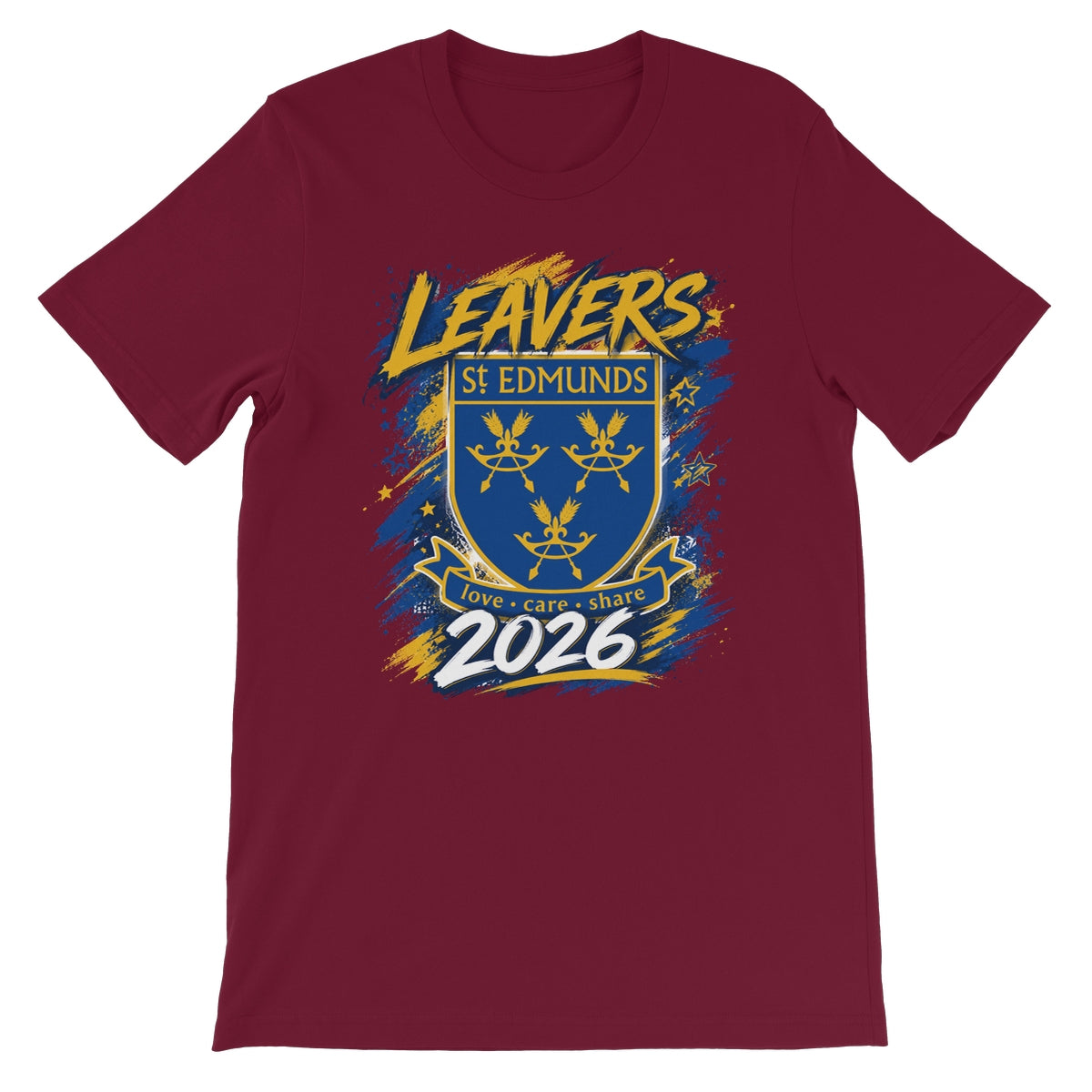 St Edmunds School Leavers 2026 Unisex Short Sleeve T-Shirt by Prodigi