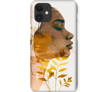 Golden Harmony Silhouette 06 Snap Phone Case - D'Sare