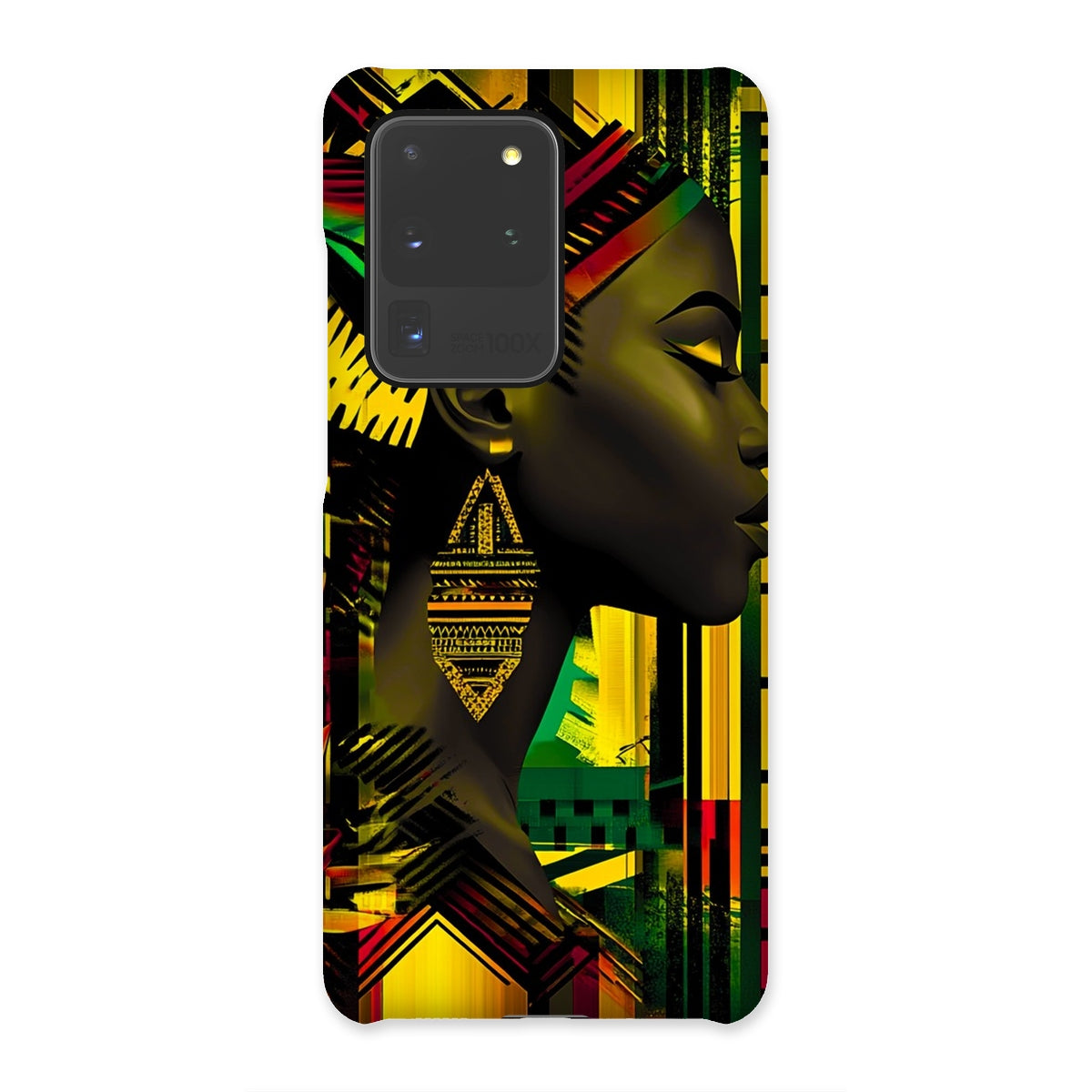 African Print Empress  Snap Phone Case - D'Sare