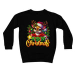 Reindeer Merry Christmas  Kids Sweatshirt