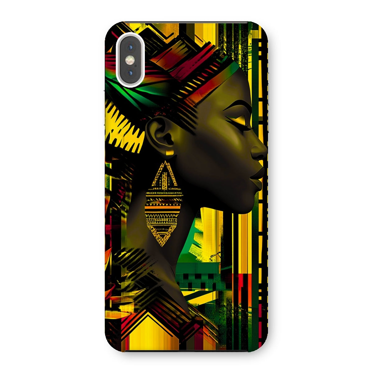 African Print Empress  Snap Phone Case - D'Sare