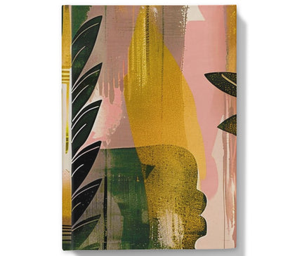 Echos of Duality Golden Pink Reflection Hardback Journal