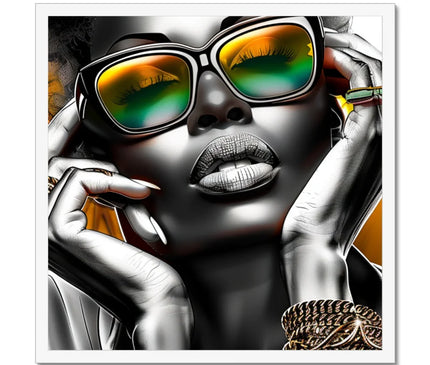 Self Peace Budget Framed Poster - D'Sare