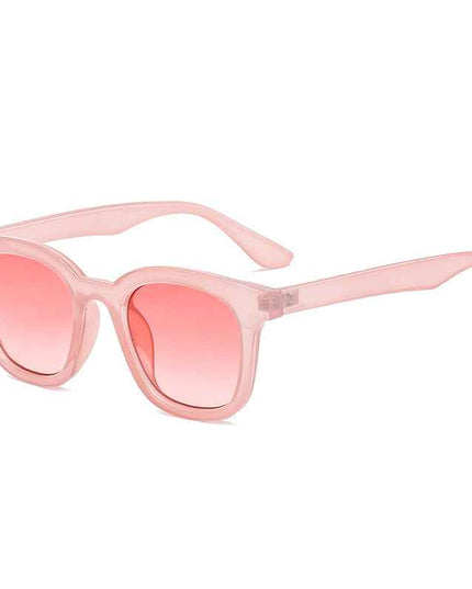 New Retro Small Frame Square Sunglasses For Men And Women Simple Travel Beach Sunglasses Round Face Glasses by eprolo