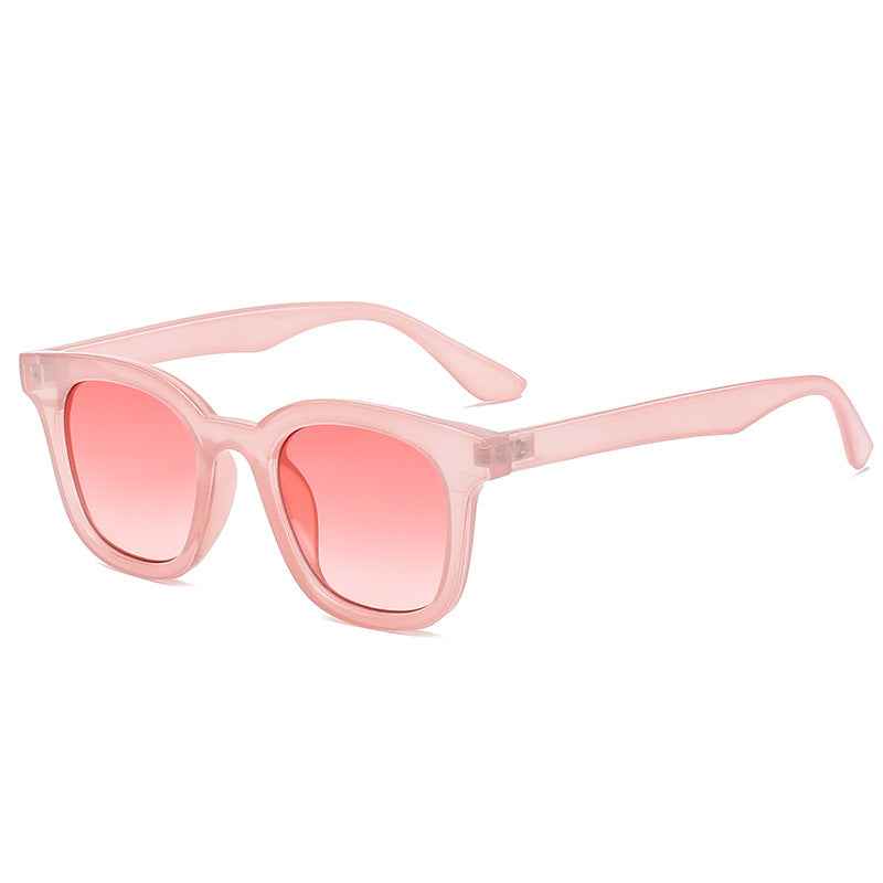New Retro Small Frame Square Sunglasses For Men And Women Simple Travel Beach Sunglasses Round Face Glasses by eprolo