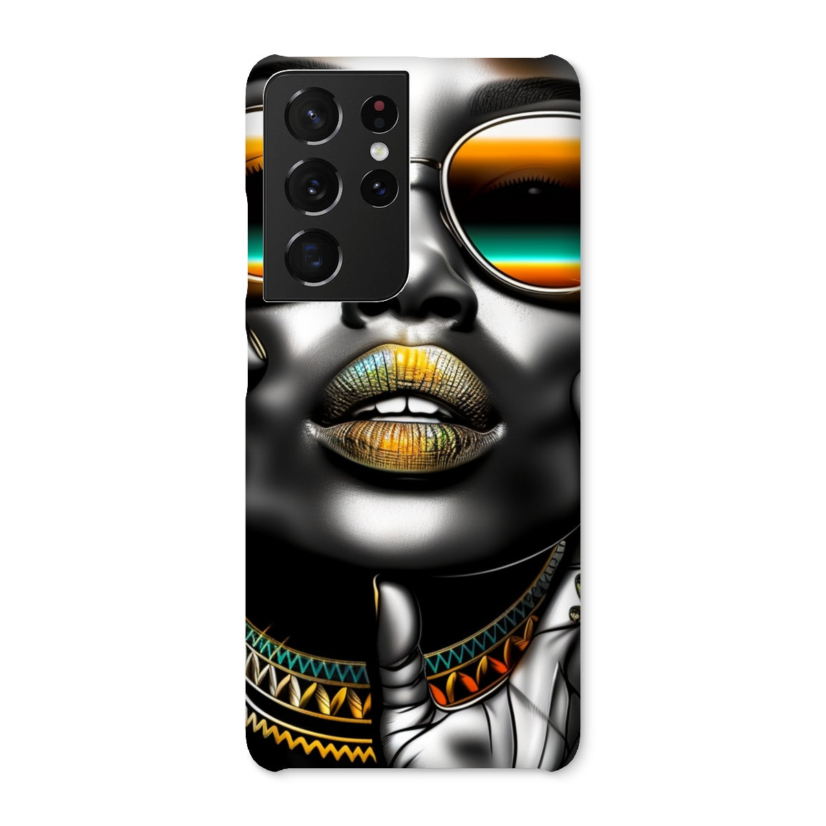 Vibrant Flow Girl Snap Phone Case - D'Sare