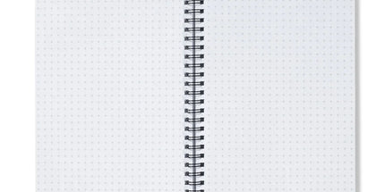 Peachy Blue Golden Flora Escape Notebook by Prodigi