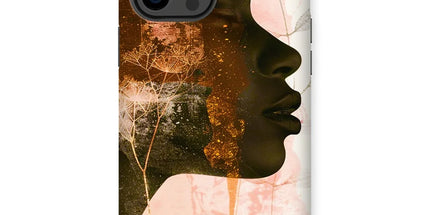 Golden Silence Serene Echoes Tough Phone Case by Prodigi