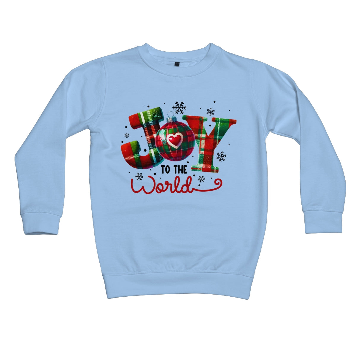 Joy To The World Christmas  Kids Sweatshirt