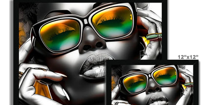 Self Peace Budget Framed Poster by Prodigi