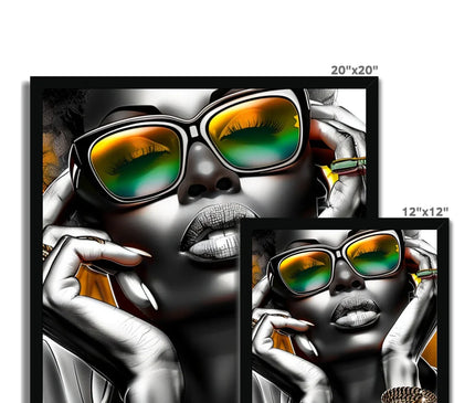 Self Peace Budget Framed Poster - D'Sare