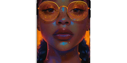 Solar Flare Radiant Soul Beautiful Black Girl Tough Phone Case by Prodigi