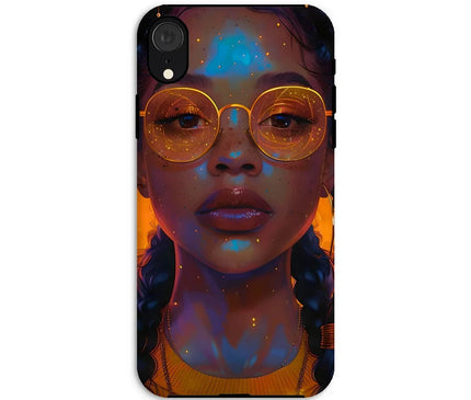 Solar Flare Radiant Soul  Beautiful Black Girl  Tough Phone Case - D'Sare