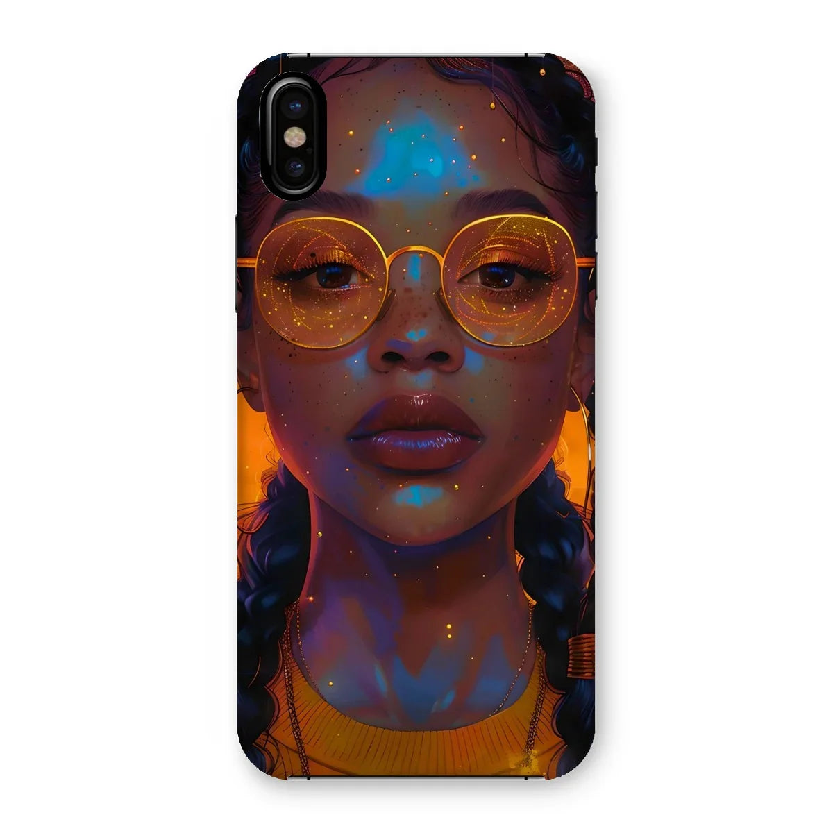 Solar Flare Radiant Soul  Beautiful Black Girl  Snap Phone Case - D'Sare