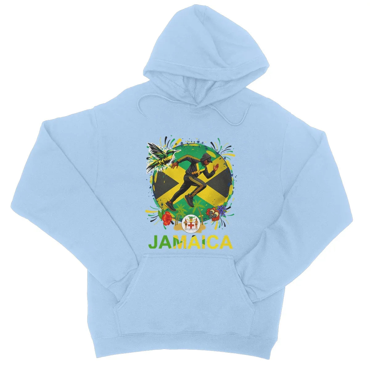 Jamaica Love Graffiti  College Hoodie - D'Sare