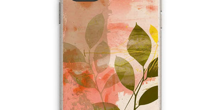 Peach Golden Leafy Escape Eco Phone Case by Prodigi