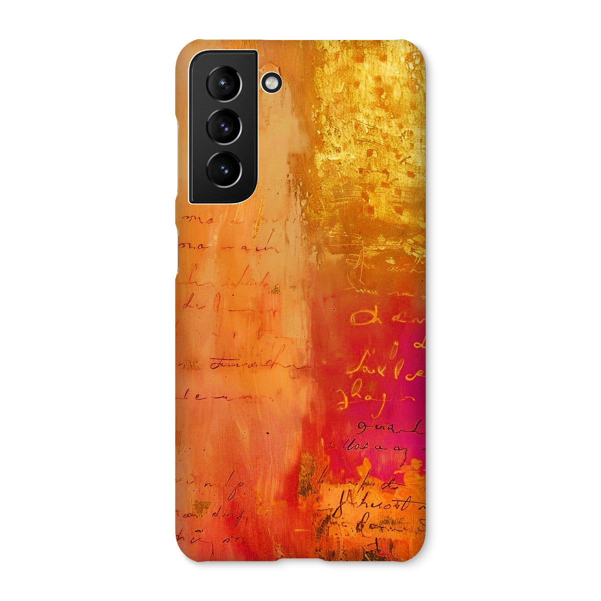 Warm Amber Seranade Snap Phone Case Eclectic Art - D'Sare