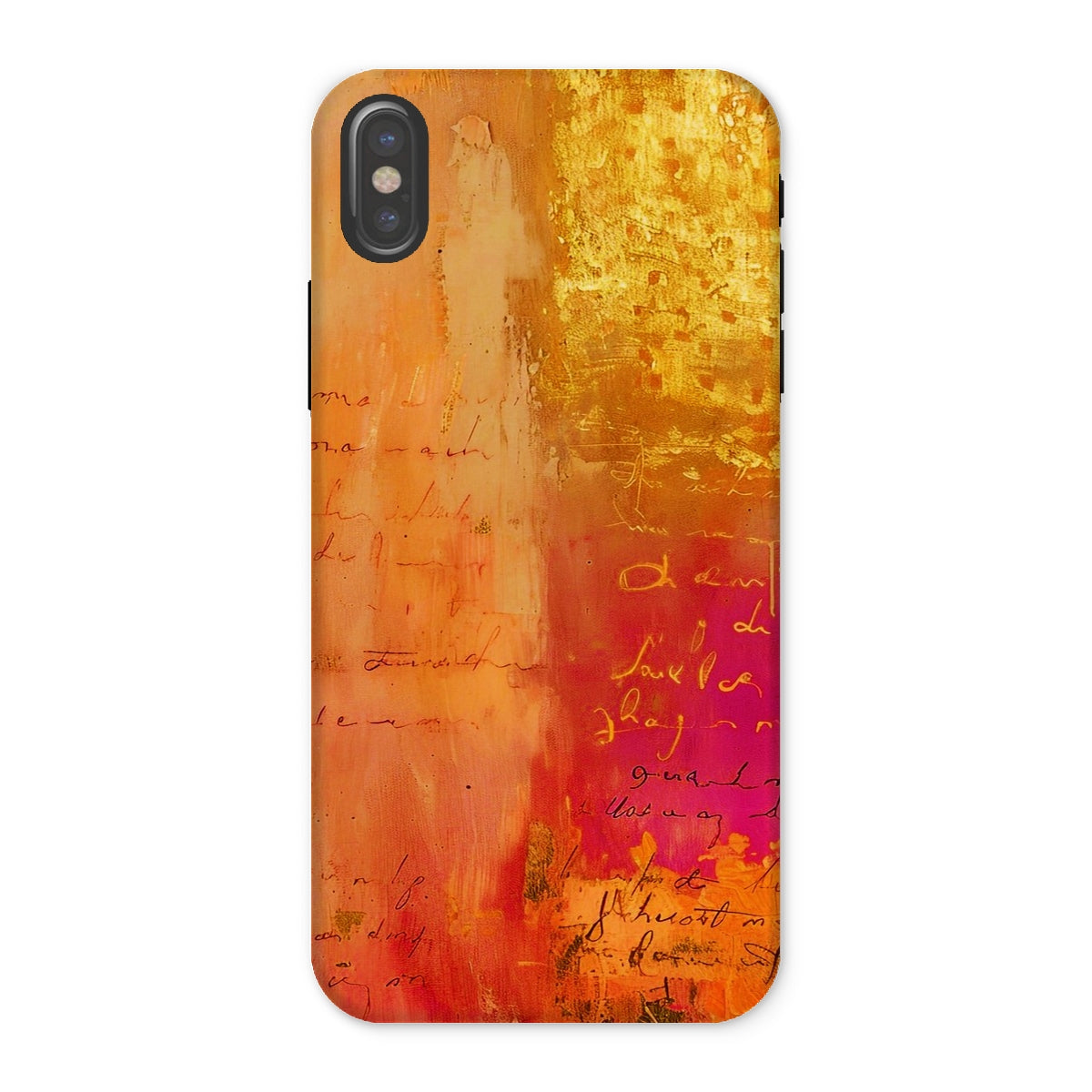 Warm Amber Seranade Tough Phone Case Eclectic Art - D'Sare