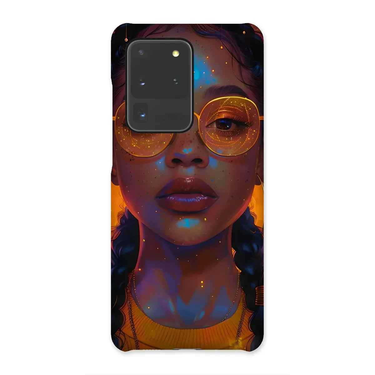 Solar Flare Radiant Soul  Beautiful Black Girl  Snap Phone Case - D'Sare