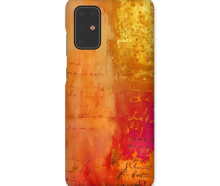 Warm Amber Seranade Snap Phone Case Eclectic Art - D'Sare