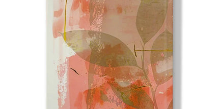 Peach Golden Leafy Escape 06 Eclectic Art Hardback Journal by Prodigi