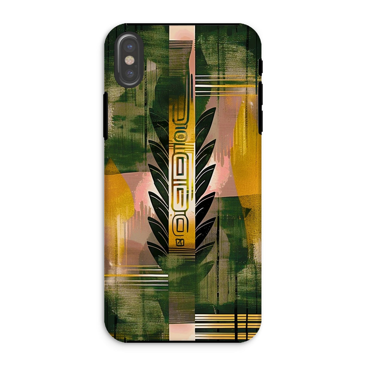 Echos of Duality Golden Pink Reflection Tough Phone Case