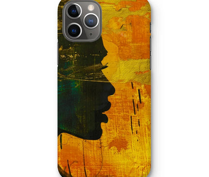 Golden Afrocentric Silhouette Snap Phone Case - D'Sare
