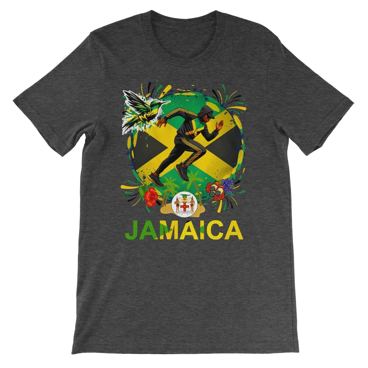 Jamaica Love Graffiti  Unisex Short Sleeve T-Shirt - D'Sare