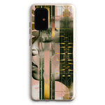 Echoes of Life: Afrocentric Meditation Peach and Gold Abstract Art Eclectic  Eco Phone Case