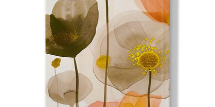 Poppy Echoes Golden Peach Escape 06 Eclectic Art Hardback Journal by Prodigi