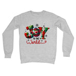 Joy To The World Christmas  Crew Neck Sweatshirt