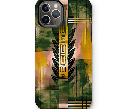 Echos of Duality Golden Reflection Tough Phone Case