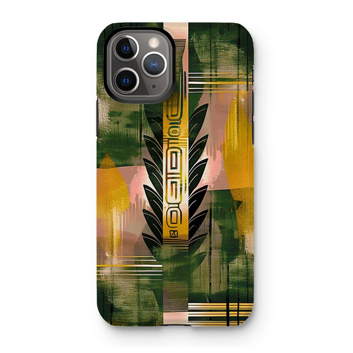 Echos of Duality Golden Pink Reflection Tough Phone Case