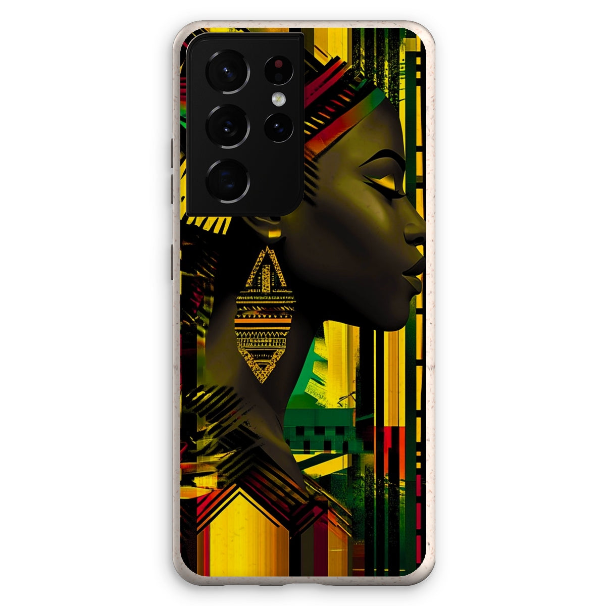 African Print Empress  Eco Phone Case - D'Sare