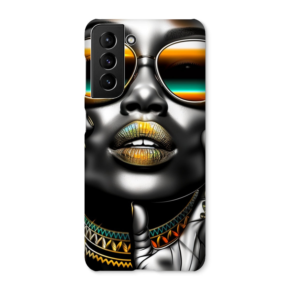 Vibrant Flow Girl Snap Phone Case - D'Sare