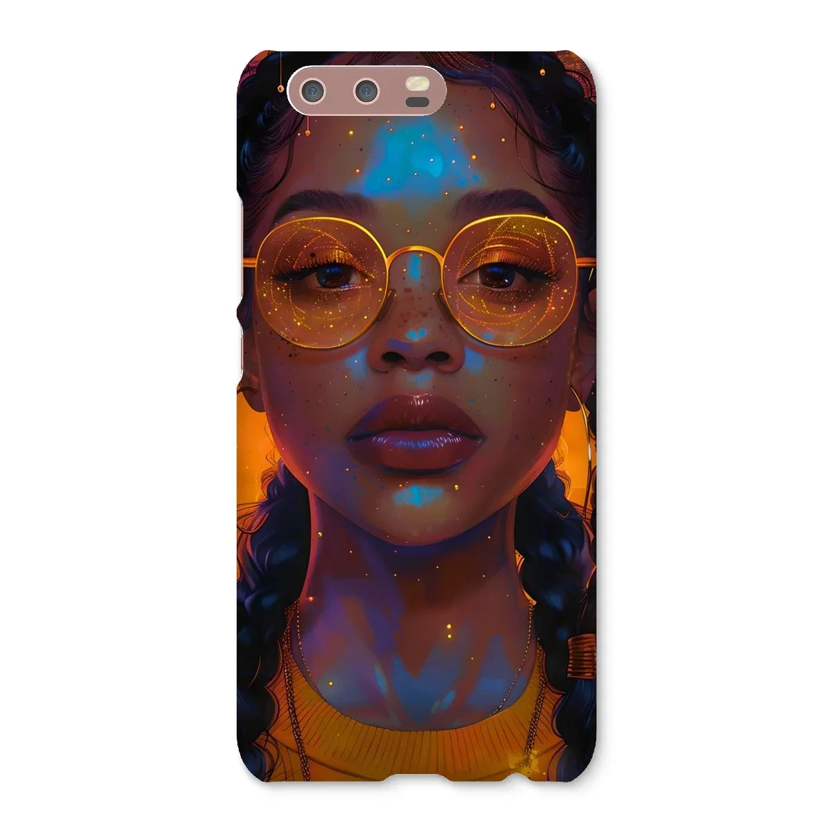Solar Flare Radiant Soul  Beautiful Black Girl  Snap Phone Case - D'Sare