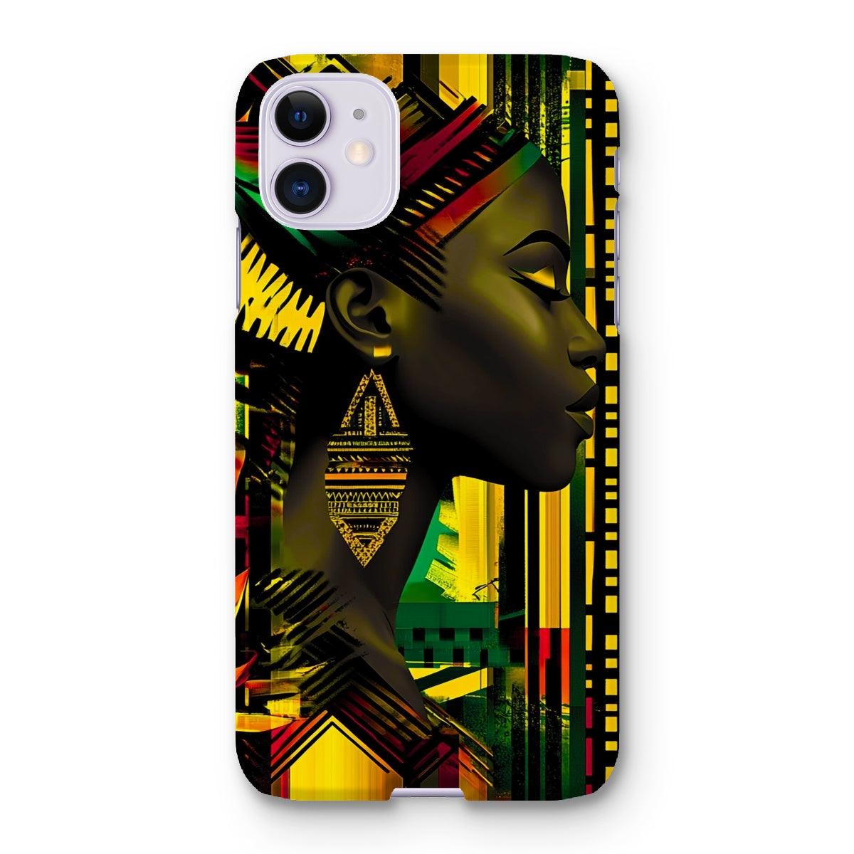 African Print Empress  Snap Phone Case - D'Sare