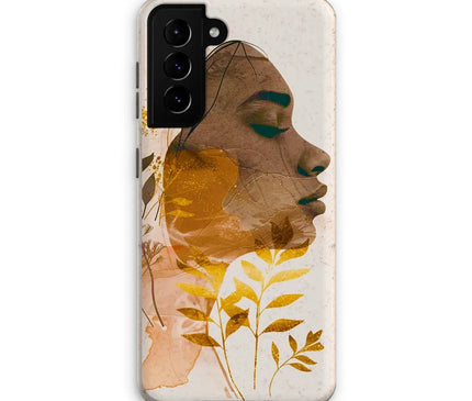 Golden Harmony Silhouette 06 Eco Phone Case - D'Sare