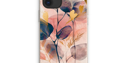 Peachy Golden Flora Escape Eco Phone Case by Prodigi
