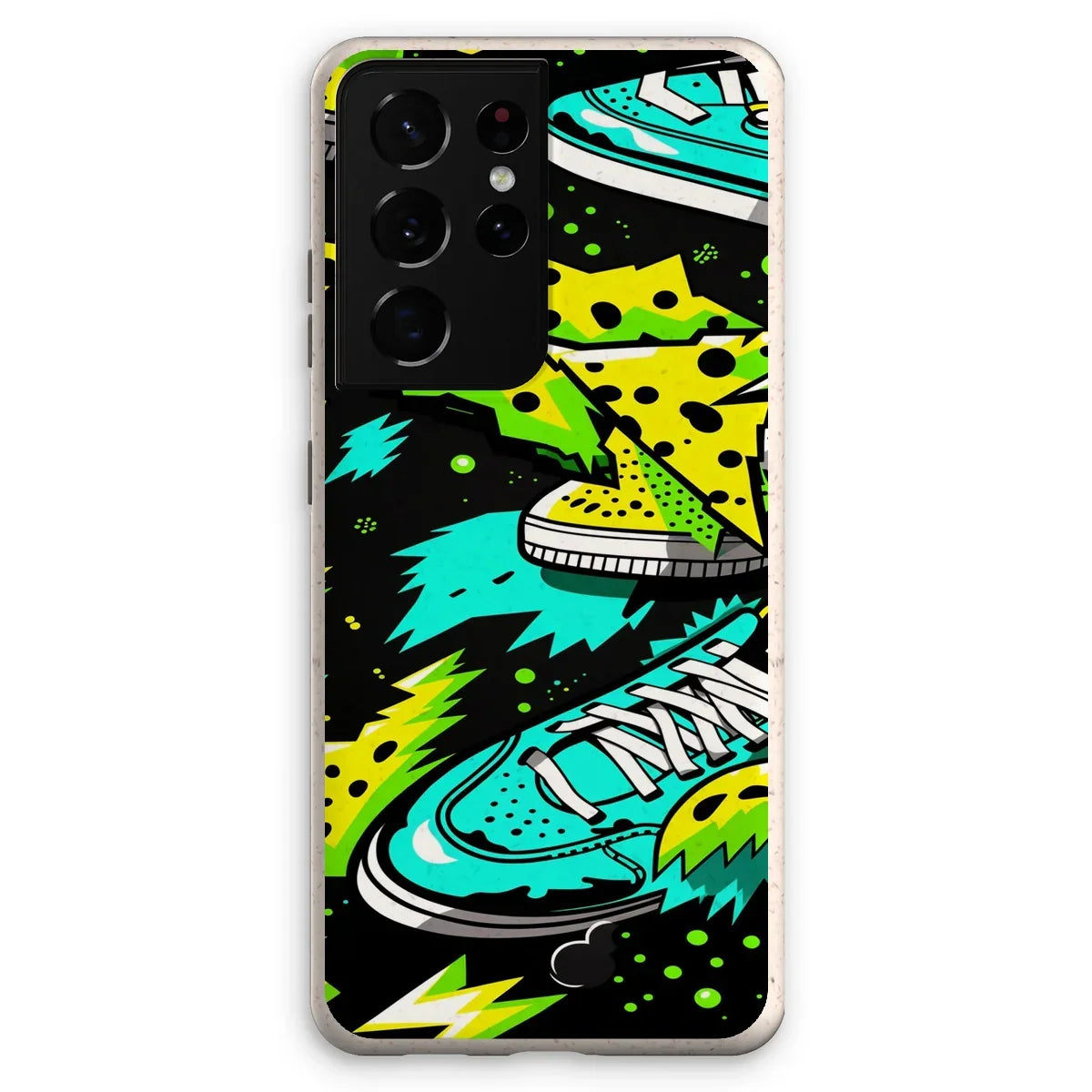 Electric Kicks Art: Urban Pop Art  Explosion, Graffiti  Eco Phone Case - D'Sare