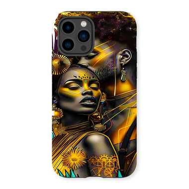 Golden Embrace Majestic Love Waterfall Tough Phone Case - D'Sare