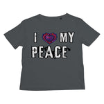 I Love My Peace Kids T-Shirt - D'Sare