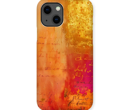 Warm Amber Seranade Snap Phone Case Eclectic Art - D'Sare