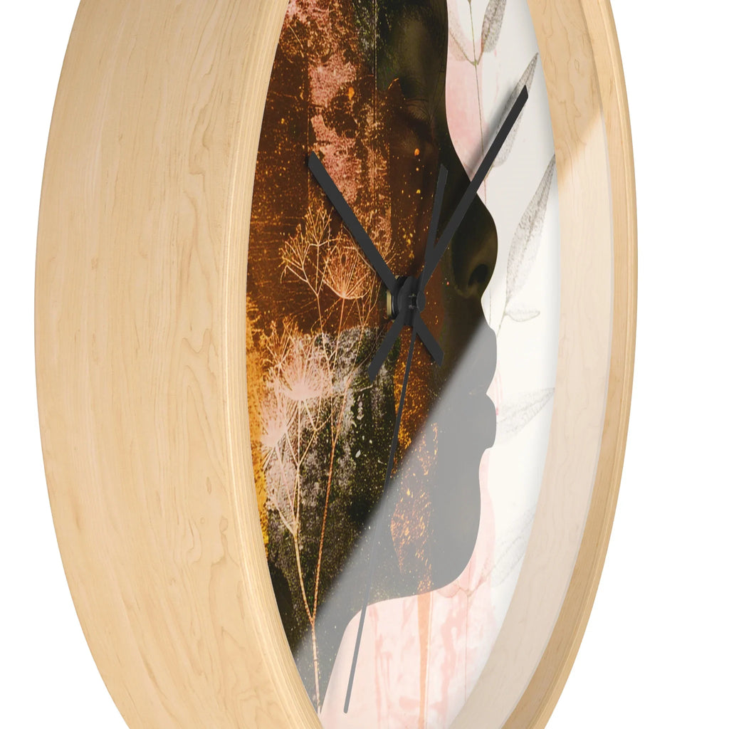 Golden Silence Serene Echoes Wall Clock - D'Sare