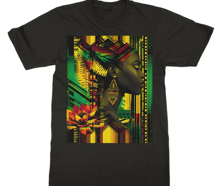 African Print Empress  Softstyle T-Shirt - D'Sare