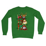 HO HO HO Christmas  Crew Neck Sweatshirt