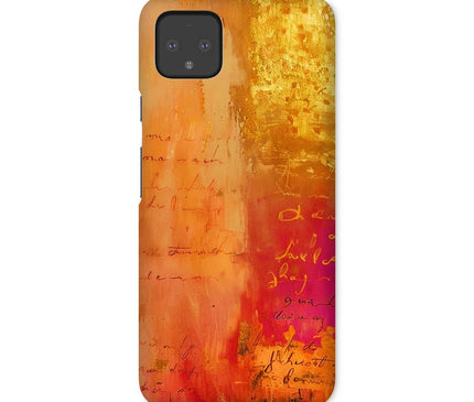 Warm Amber Seranade Snap Phone Case Eclectic Art - D'Sare